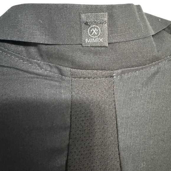 Red Kap Short Sleeve Work Shirt Black Button Front Utility Mens Medium - Picture 14 of 15